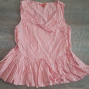Modcloth size small peplum tank top